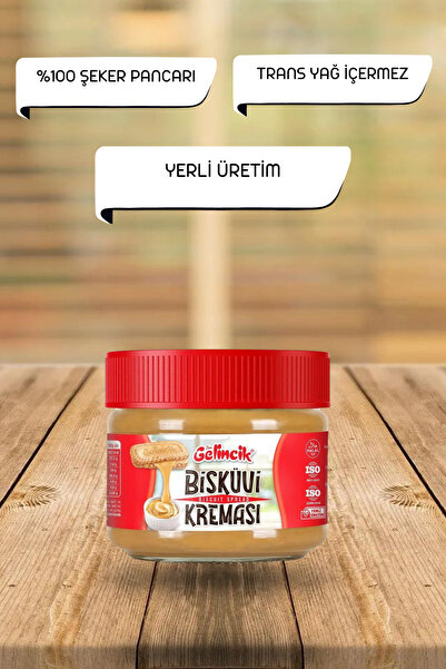 GELİNCİK HAŞHAŞ BİSKÜVİ KREMASI SMOOTH ÖZEL ÜRETİM 320G KAHVALTILIK KREMA BİSKÜVİ KREMASI