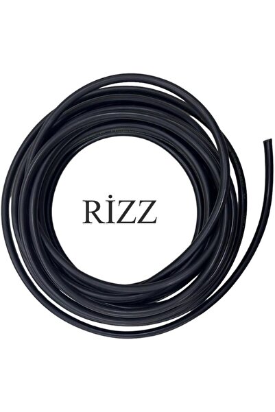 RİZZ TEKLİ SİYAH RENK 3x2,5 MM CCA TTR 4 METRE TOPRAKLI KAUÇUK SEYYAR ELEKTRİK KABLOSU
