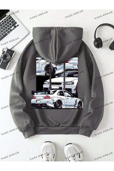 Drippy Y2K Trend Unisex φούτερ με κουκούλα - Ανδρική σεζόν, Κωδικός 1828