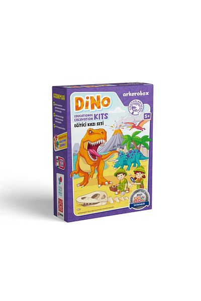 Arkerobox - Set Arheologic Educational Si Puzzle 3d, Dino