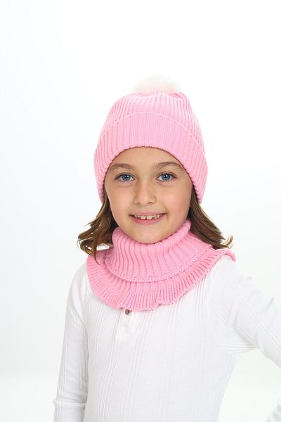 Sevimli Girl's Beret Neck Collar Set 4-10 Years