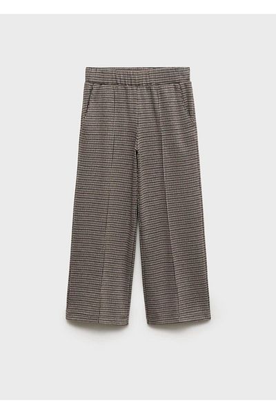 MANGO Kids Παντελόνι με σχέδιο Houndstooth