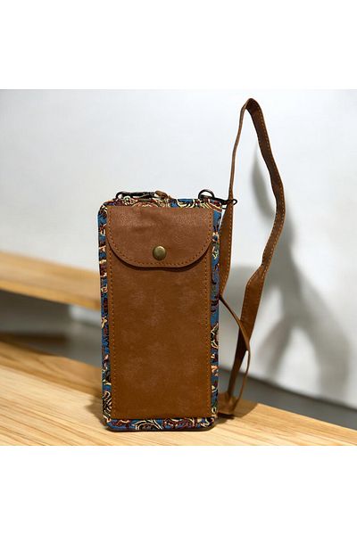 MODA Leather Ethnic Pattern Women's Wallet