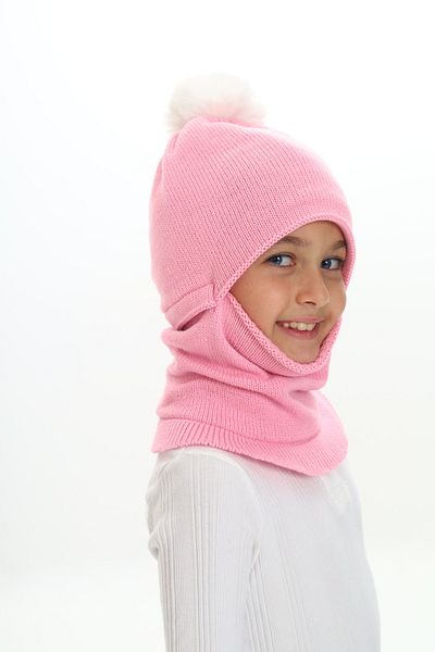 Sevimli 4-10 Years Girl's Beanie Neck Collar Snow Mask