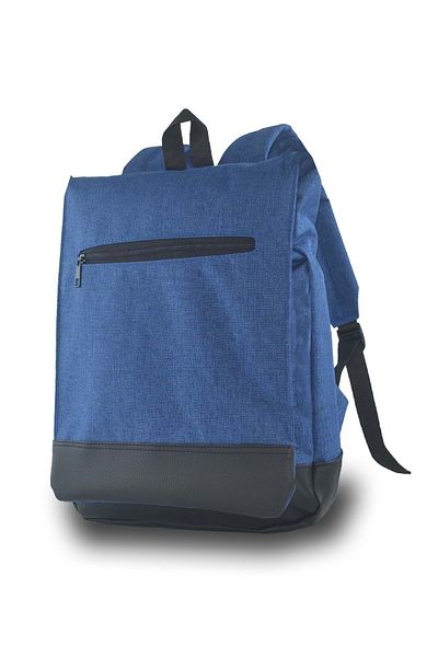 Bagorama Want Unisex 15.6 Laptop / Tablet Συμβατό υφασμάτινο σακίδιο πλάτης - Μπλε