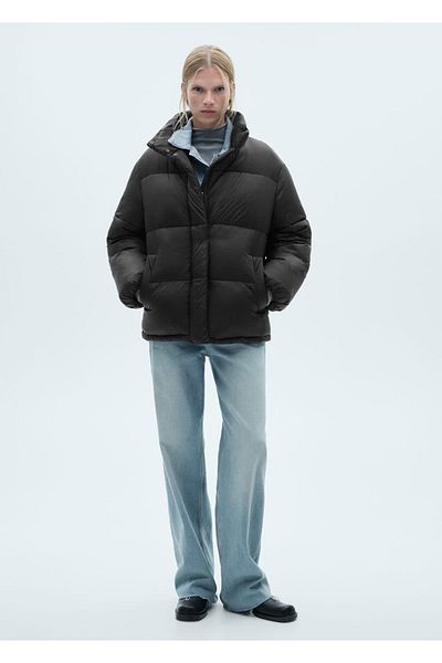 MANGO Woman Quilted Short Anorak - Stylish and Comfortable