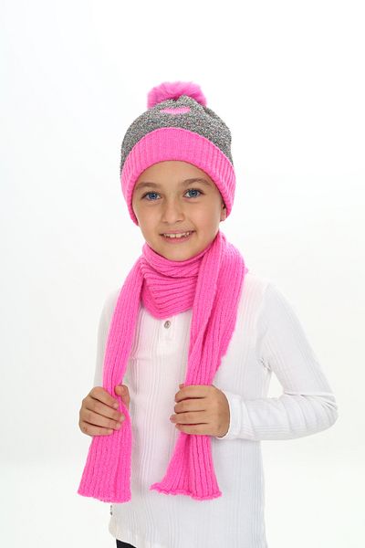 Sevimli Girl's Beret Scarf Set 4-10 Years