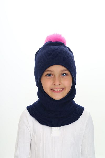Sevimli Снежна маска с яка и яка за 4-10 години