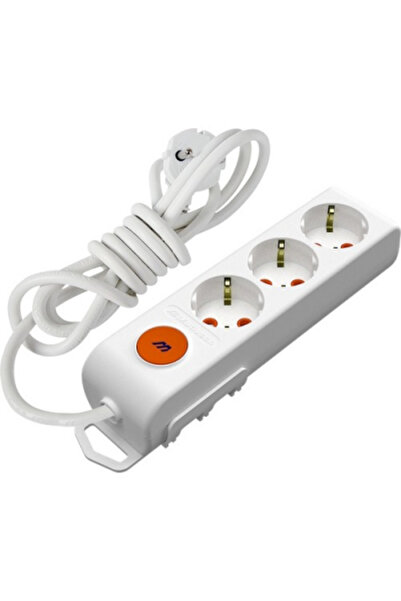 Go İthalat 3-Piece Switched 5Mt. Extension Cable Group Socket (5258)