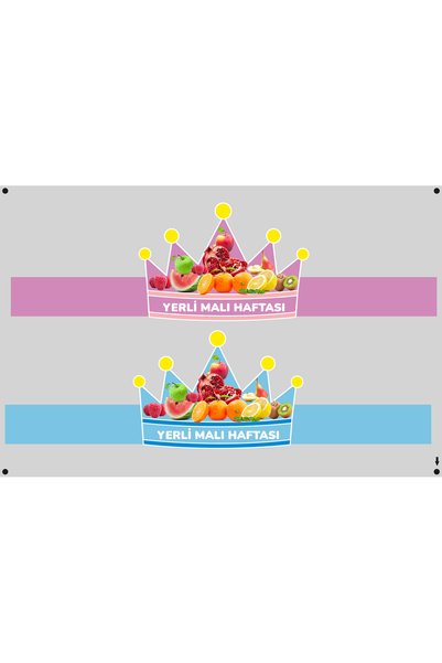 TELLGRAF Yerli Malı Haftası Tacı (15x47 cm 12 Adet)