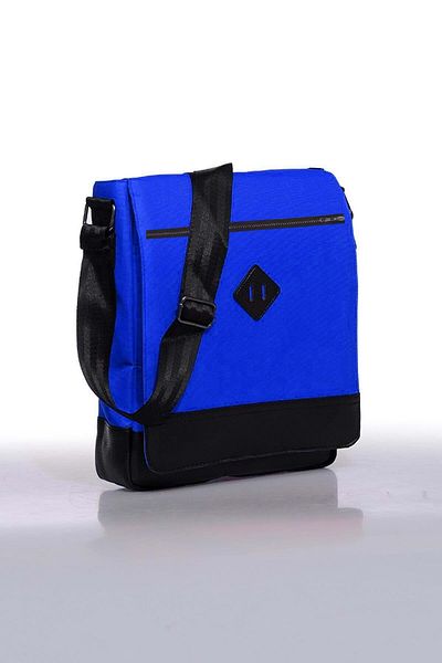 Bagorama Geantă unisex Blue Circled Vertical Poștaș Ciobanesc