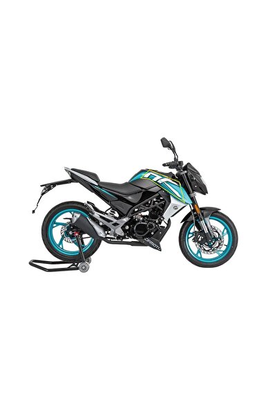 Motiker CF Moto NK 150 Turkuaz Orijinal Tasarım SAĞ Sticker Etiket Modeli