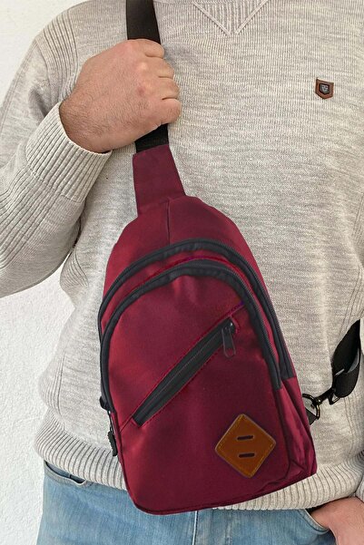 Bagorama Athens Unisex Bodybag Çapraz Askılı Göğüs Ve Sırt Çantası - Bordo