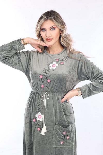 mervemoda ΓΥΝΑΙΚΕΙΟ ΜΑΚΡΙΜΑΝΙΚΟ ΒΕΛΟΥΔΙ ΦΟΡΕΜΑ