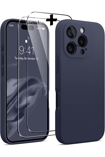 m.tk moveteck İphone 16 Pro Max Kılıf Kamera Korumalı Yumuşak Renkli Silikon ...