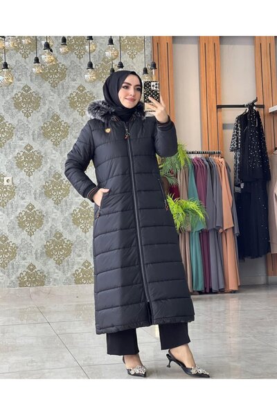 GiydikçeGiyin Καπιτονέ παλτό Efnan ολόσωμο