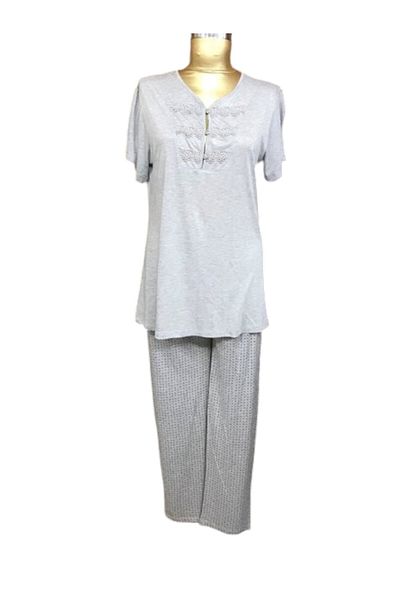 Pelin Pijama Set pijamale-1204-gri
