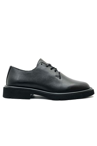 Greyder 59167 Zn Leather Comfort Classic Oxford Pantofi de damă NEGRI