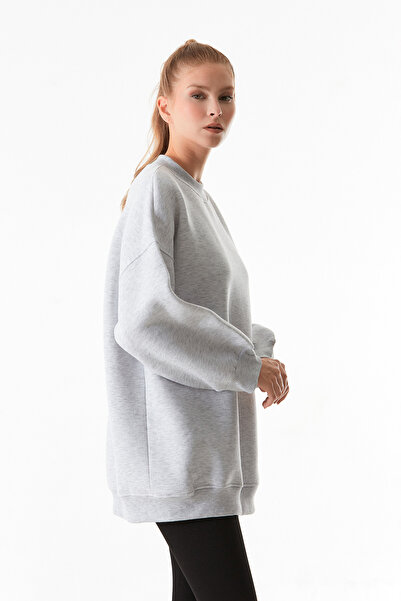 Fulla Moda Φούτερ Basic Crew Neck Oversize