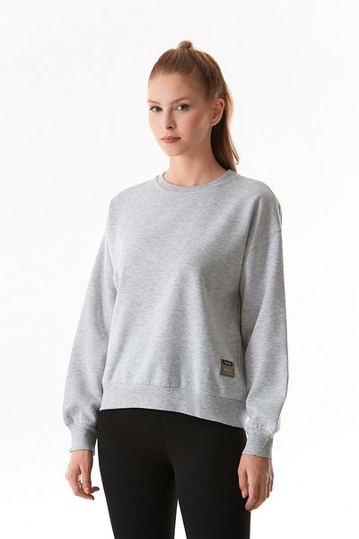 Fulla Moda Φούτερ Basic Crew Neck