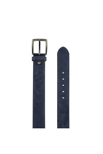 Desa Ανδρική αθλητική δερμάτινη ζώνη Moshe Navy Blue