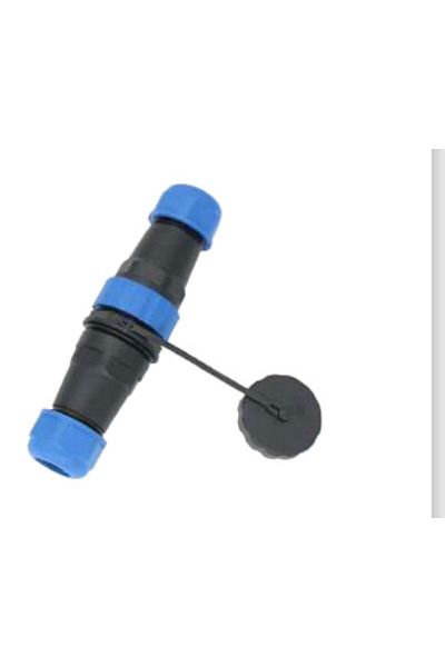 Go İthalat SD28 WATERPROOF 28 MM 2 PIN MALE-FEMALE STRAIGHT CABLE CONNECTOR (4744)