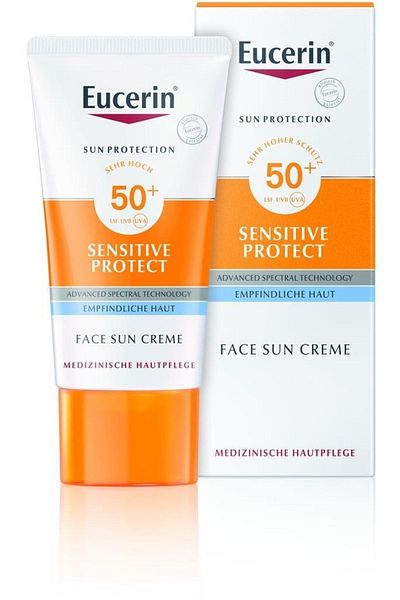 Eucerin Sensitive Spf50 Sunscreen Face Cream 50 ml