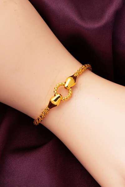 Bilezikci Çift Başlı Yılanlı 22 Ayar Altın Bileklik