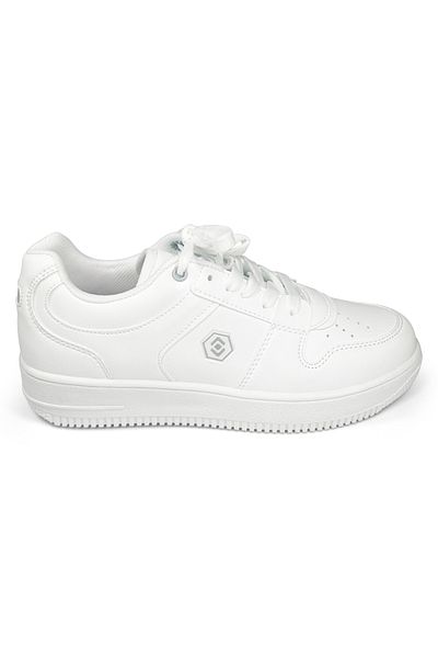 Lambırlent Pantofi de damă, alb, talpă ortopedică, pantofi sport ușori de zi cu zi
