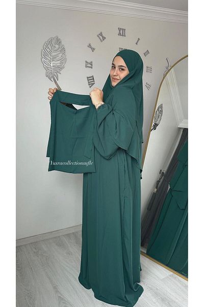 yusracollectionn Αιγυπτιακό Medina Hijab Azalea Μεταξωτό Σετ