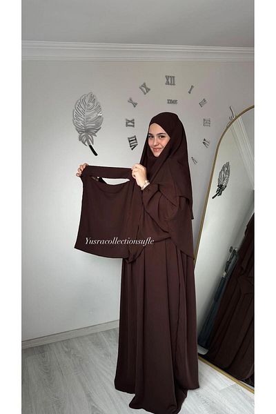 yusracollectionn Αιγυπτιακό Medina Hijab Azalea Μεταξωτό Σετ