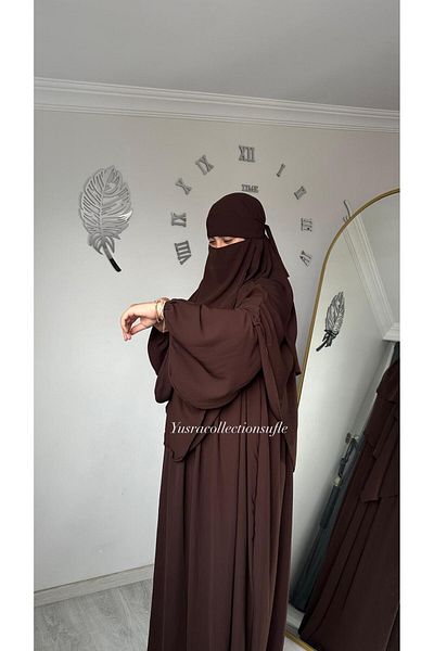 yusracollectionn Αιγυπτιακό Medina Hijab Azalea Μεταξωτό Σετ
