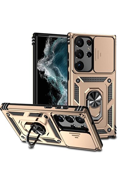 Rivor حافظة متوافقة مع هاتف سامسونج جالاكسي S23 الترا مع حماية للكاميرا وغطاء...