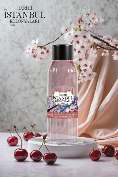 TARİHİ İSTANBUL KOLONYALARI 1830 Kiraz Çiçeği Kolonyası - Baharın Freahlığı 200 ml - Özel Tarihi İstanbul Koleksiyonu -