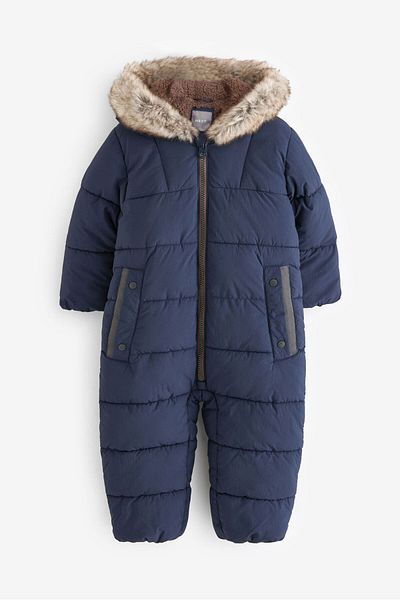 Next Baby Boy's Waterproof Astronaut Snow Jumpsuit