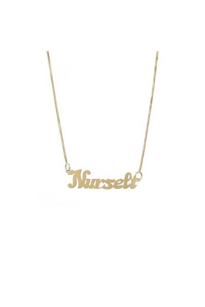 Altın Nesil İsim Yazılı Altın Kolye