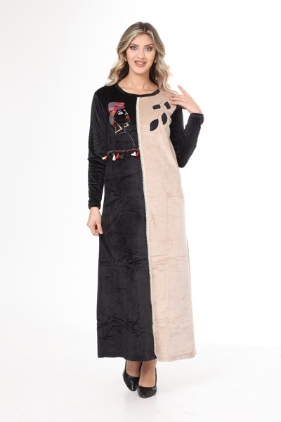 mervemoda ΓΥΝΑΙΚΕΙΟ ΜΑΚΡΙΜΑΝΙΚΟ ΒΕΛΟΥΔΙ ΦΟΡΕΜΑ