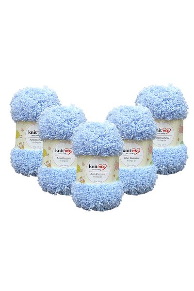 knitme 5 Κουβέρτες Main Lamb Cardigan - Πλεκτό νήμα, 100 γρ. 100 Μ.