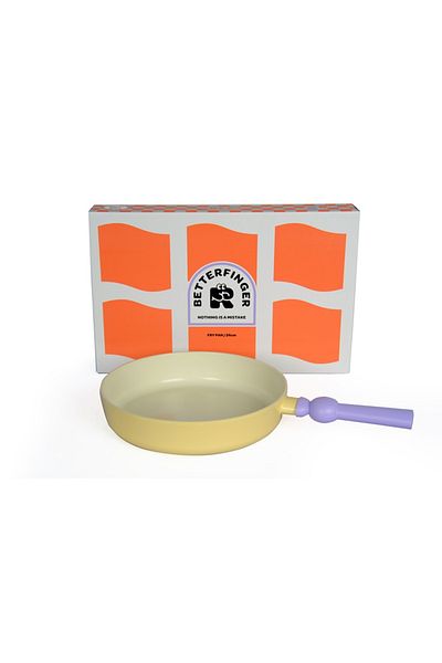 NEOFLAM ,better Finger,cast Aluminum Frypan, 24 Cm, Induction (IH),yellow