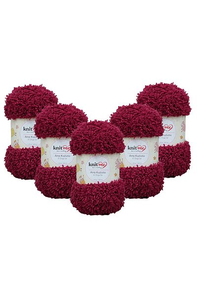 knitme 5 Κουβέρτες Main Lamb Cardigan - Πλεκτό νήμα, 100 γρ. 100 Μ.