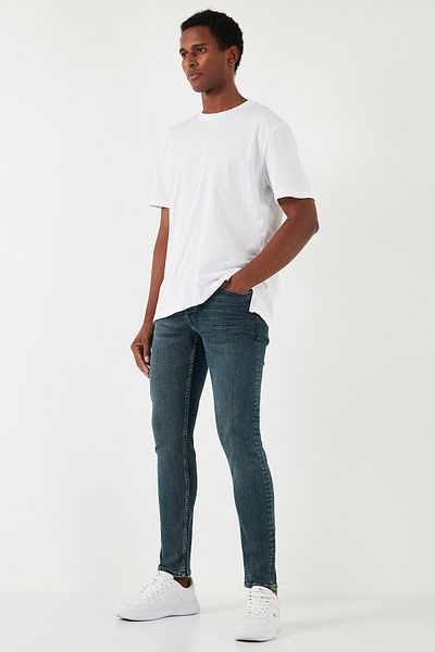 Buratti Ανδρικό τζιν Slim Fit - Stretch βαμβακερό, κανονική μέση, στενό τζιν παντελόνι 1131S11NAPOLI