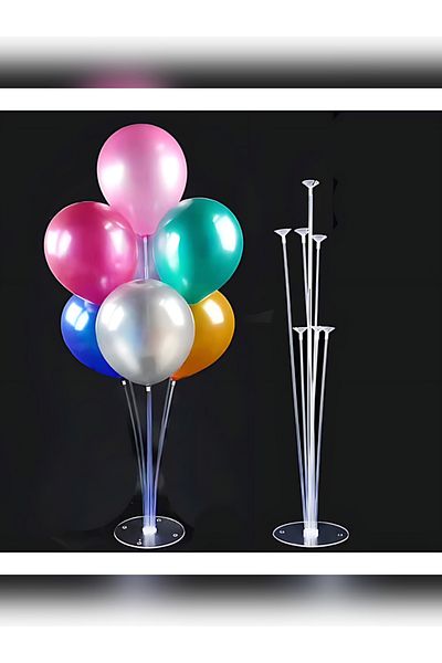rkmstore Balloon Decoration Stand 7-Piece Bar Standing Balloon Stand Birthday Party Decoration