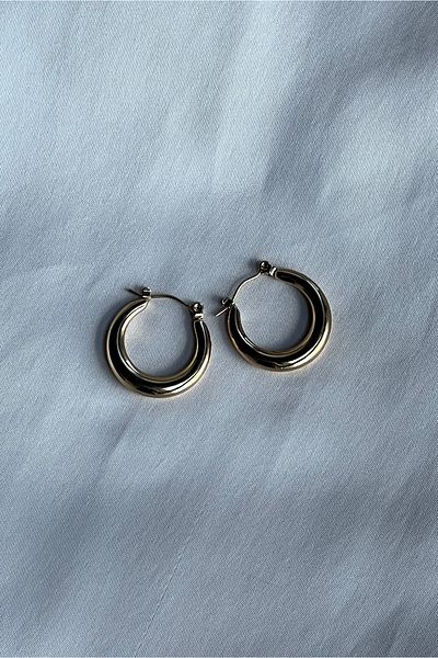 Moide Hoop Stainless Steel Steel Earrings