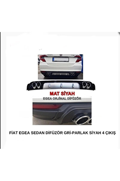 Genel Markalar FİAT EGEA SEDAN DİFÜZÖR GRİ-PARLAK SİYAH 4 ÇIKIŞ