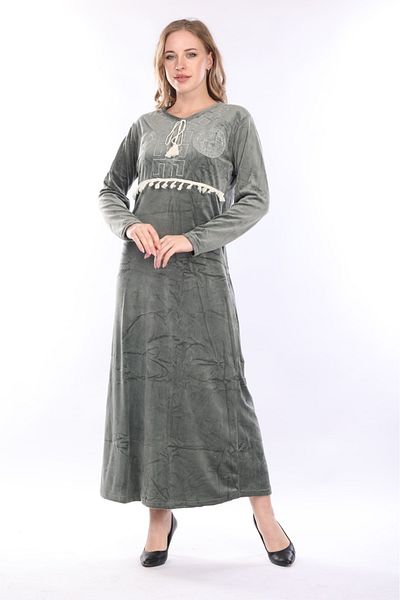 mervemoda ΓΥΝΑΙΚΕΙΟ ΜΑΚΡΙΜΑΝΙΚΟ ΒΕΛΟΥΔΙ ΦΟΡΕΜΑ