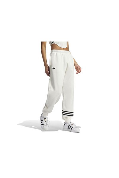 adidas Γυναικείο casual αθλητικό παντελόνι Neucl Swtpant IX9878 Λευκό