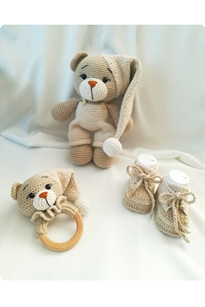 Damla Amigurumi Ayıcık Babi 3lu set