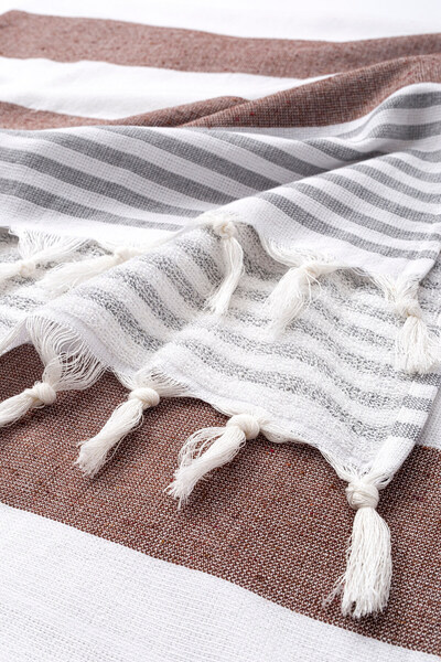 Cottexo Βαμβακερή πετσέτα Peshtemal Μπάνιο-παραλία-τουαλέτα Peshtemal