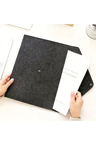 Next Craft حقيبة مناسبة لحجم A4 3 مم لباد 32 × 24 سم خياران للألوان