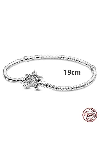 Lovecharm Gümüş Moments Asimetrik Yıldız Klipsli Bileklik